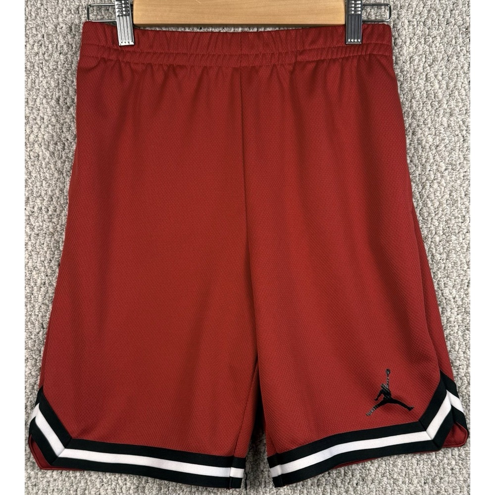 Boys Jordan Jumpman Red Mesh Basketball Shorts XL Youth Athletic Gym